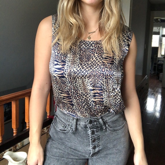 Vintage Silk Tank! - Picture 3 of 5